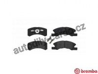 Sada brzdových destiček BREMBO P16011 - DAIHATSU, MITSUBISHI Sada brzdových destiček BREMBO P16011 - DAIHATSU, MITSUBISHI