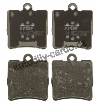 Sada brzdových destiček TRW GDB1545 - MERCEDES W203 C