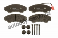 Sada brzdových destiček TRW GDB1518 - FIAT DUCATO