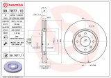 Brzdový kotouč BREMBO 09.7877.10 - CITROËN