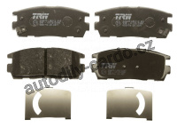 Sada brzdových destiček TRW GDB1716 - OPEL ANTARA 06-