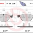 Sada brzdových destiček BREMBO P36029 - JAGUAR