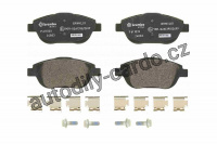 Sada brzdových destiček BREMBO P61103X - CITROËN, DS, OPEL, PEUGEOT