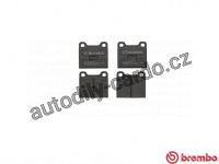 Sada brzdových destiček BREMBO P59001 - ALFA ROMEO