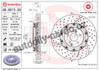 Brzdový kotouč BREMBO 09.9313.33