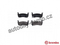 Sada brzdových destiček BREMBO P56057 - NISSAN Sada brzdových destiček BREMBO P56057 - NISSAN