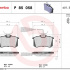 Sada brzdových destiček BREMBO P85058 - FORD, SEAT, VW Sada brzdových destiček BREMBO P85058 - FORD, SEAT, VW