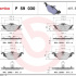 Sada brzdových destiček BREMBO P59030 - OPEL