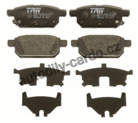 Sada brzdových destiček TRW GDB3529