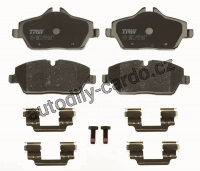 Sada brzdových destiček TRW GDB1611 - BMW 1