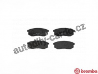 Sada brzdových destiček BREMBO P30030 - HYUNDAI, KIA, MITSUBISHI Sada brzdových destiček BREMBO P30030 - HYUNDAI, KIA, MITSUBISHI