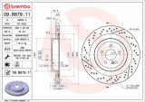 Brzdový kotouč BREMBO 09.B879.11 - MERCEDES-BENZ