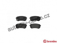 Sada brzdových destiček BREMBO P30033 - HYUNDAI, KIA
