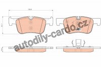 Sada brzdových destiček TRW GDB1934