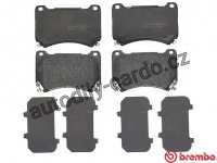 Sada brzdových destiček BREMBO P30052 - HYUNDAI Sada brzdových destiček BREMBO P30052 - HYUNDAI