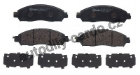 Sada brzdových destiček BREMBO P56118 - NISSAN, RENAULT Sada brzdových destiček BREMBO P56118 - NISSAN, RENAULT