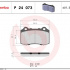 Sada brzdových destiček BREMBO P24073 -FORD Sada brzdových destiček BREMBO P24073 -FORD