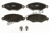 Sada brzdových destiček TRW GDB1361 - PEUGEOT 206, 306
