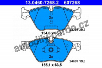 Sada brzdových destiček ATE 13.0460-7268.2 (AT 607268)