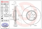 Brzdový kotouč BREMBO 09.A828.21 - MERCEDES-BENZ