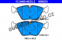 Sada brzdových destiček ATE 13.0460-6033 (AT 606033) - BMW Sada brzdových destiček ATE 13.0460-6033 (AT 606033) - BMW
