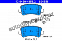 Sada brzdových destiček ATE 13.0460-4858 (AT 604858) Sada brzdových destiček ATE 13.0460-4858 (AT 604858)