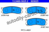 Sada brzdových destiček ATE 13.0460-5625 (AT 605625)