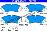 Sada brzdových destiček ATE 13.0460-2762 (AT 602762) Sada brzdových destiček ATE 13.0460-2762 (AT 602762)