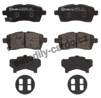 Sada brzdových destiček BREMBO P79037