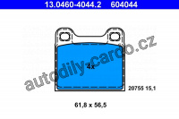 Sada brzdových destiček ATE 13.0460-4044 (AT 604044) - VOLVO Sada brzdových destiček ATE 13.0460-4044 (AT 604044) - VOLVO