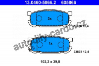 Sada brzdových destiček ATE 13.0460-5866 (AT 605866) Sada brzdových destiček ATE 13.0460-5866 (AT 605866)