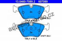 Sada brzdových destiček ATE 13.0460-7089 (AT 607089) - BMW Sada brzdových destiček ATE 13.0460-7089 (AT 607089) - BMW