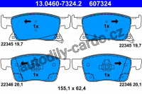 Sada brzdových destiček ATE 13.0460-7324 (AT 607324) Sada brzdových destiček ATE 13.0460-7324 (AT 607324)