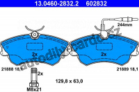Sada brzdových destiček ATE 13.0460-2832 (AT 602832) - RENAULT Sada brzdových destiček ATE 13.0460-2832 (AT 602832) - RENAULT