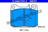Sada brzdových destiček ATE 13.0460-5701 (AT 605701) - VW