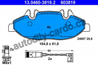 Sada brzdových destiček ATE 13.0460-3819 (AT 603819) - MERCEDES-BENZ Sada brzdových destiček ATE 13.0460-3819 (AT 603819) - MERCEDES-BENZ