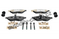 Sada brzdových destiček ATE 13.0460-4809 (AT 604809) - CITROËN, FIAT, PEUGEOT