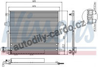 Chladič klimatizace NISSENS 940066 Chladič klimatizace NISSENS 940066