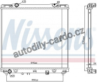 Chladič motoru NISSENS 666226