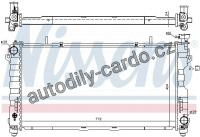Chladič motoru NISSENS 61005 Chladič motoru NISSENS 61005