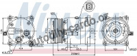 Kompresor klimatizace NISSENS 89122 Kompresor klimatizace NISSENS 89122