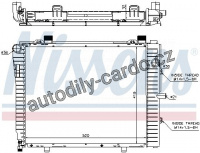 Chladič motoru NISSENS 62712A
