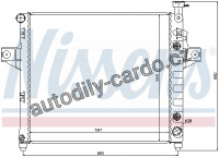 Chladič motoru NISSENS 61010 Chladič motoru NISSENS 61010