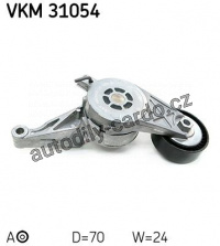 Napinaci kladka, žebrovaný klínový řemen SKF VKM 31054