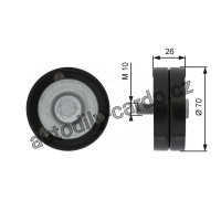 Vratná / vodící kladka GATES (GT T36363) - CHRYSLER, JEEP Vratná / vodící kladka GATES (GT T36363) - CHRYSLER, JEEP