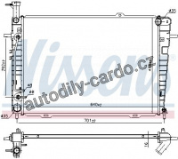 Chladič motoru NISSENS 675015