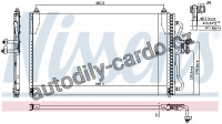 Chladič klimatizace NISSENS 94731 Chladič klimatizace NISSENS 94731