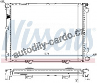Chladič motoru NISSENS 62731A Chladič motoru NISSENS 62731A