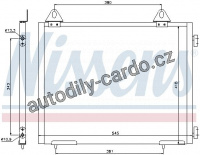 Chladič klimatizace NISSENS 94327 Chladič klimatizace NISSENS 94327