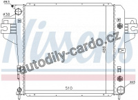 Chladič motoru NISSENS 61017 Chladič motoru NISSENS 61017